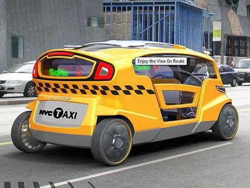 Концепт такси, дизайн такси, тюнинг такси, такси в Америке, будущее такси